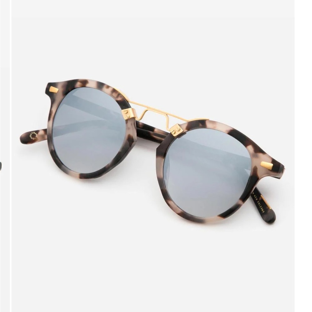 Krewe St Louis Matte Sunday mirrored sunglasses - Picture 2 of 5